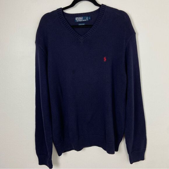Polo Ralph Lauren Other - Polo Ralph Lauren Men L Long Sleeve Waffle Knit Thermal Shirt Pullover‎ Sweater